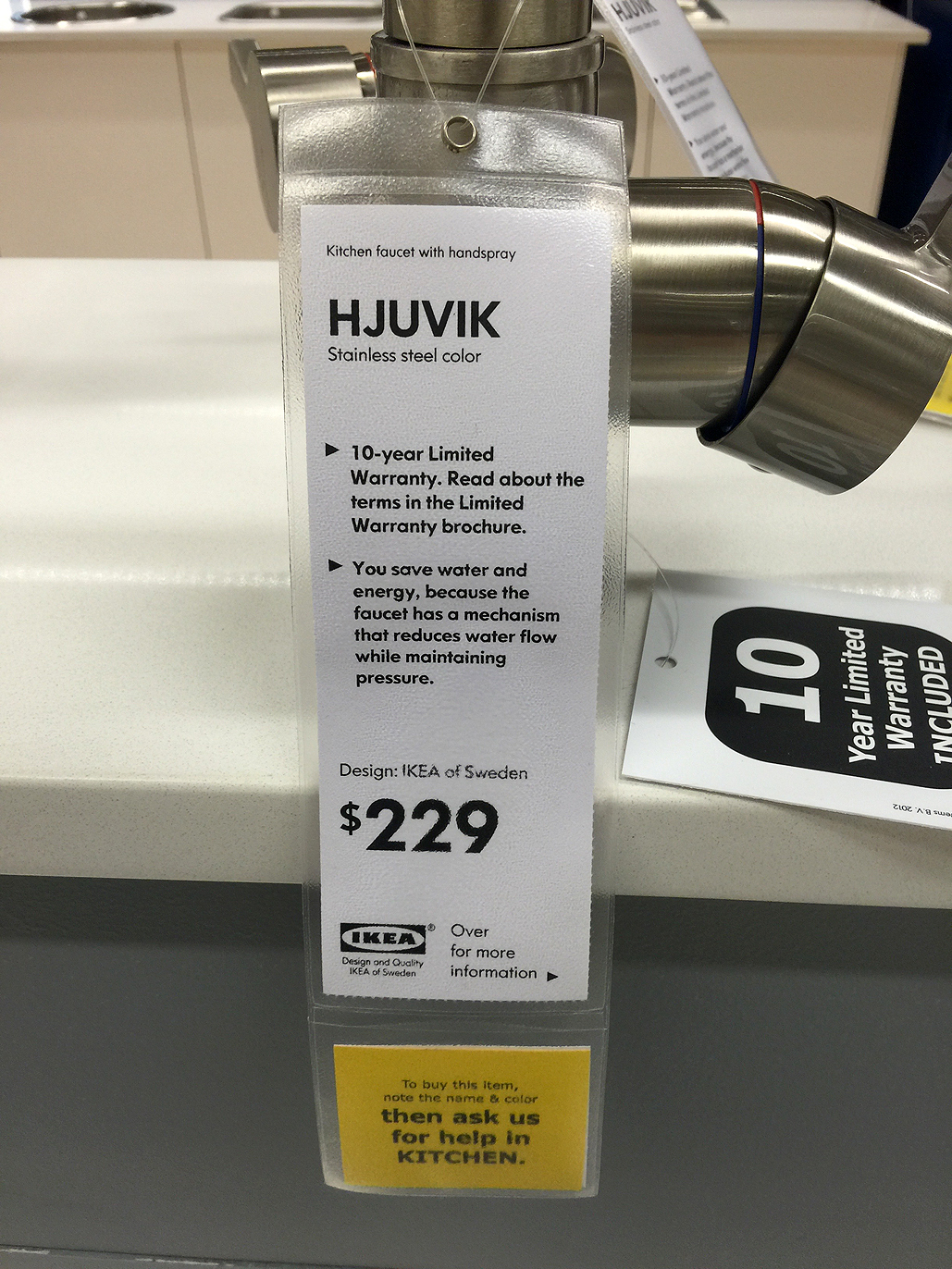 IKEA HJUVIK faucet FirstLook | RainyDayMagazine