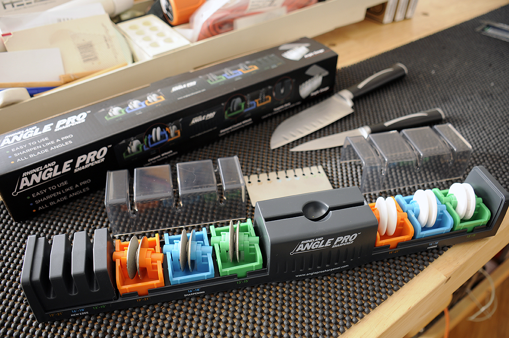 Angle Pro Knife Sharpener with Angle Gauge is over 60% off